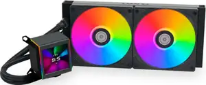 AIO Liquid Cooler GALAHAD II LCD 280, ARGB, Black