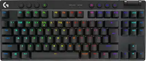 Keyboard Logitech G PRO X TKL, Brown Tactile, Lightspeed, Black, SLO g.
