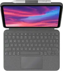 NL Logitech Combo Touch iPad 2022 Grey US Layout