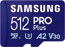 Samsung PRO Plus 512GB microSD UHS-I U3 Full HD 4K UHD 180MB/s Read 130MB/s Write Memory - Micro SD