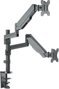 Stalak za monitor MANHATTAN 461597, za dva monitora, stolni, 17