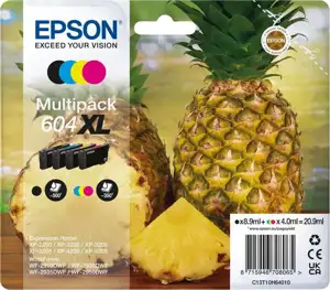 TIN Epson Tinte 604XL C13T10H64010 Multipack (BKMCY) bis zu 350 Seiten
