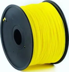 ABS plastic filament for 3D printers, 1.75 mm diameter, yellow, 1kg