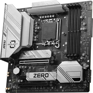 MSI B760M PROJECT ZERO (B760,S1700,mATX,DDR5)