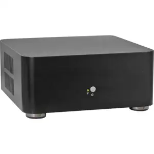 Inter-Tech Geh ITX A80 with 60 W power supply, black