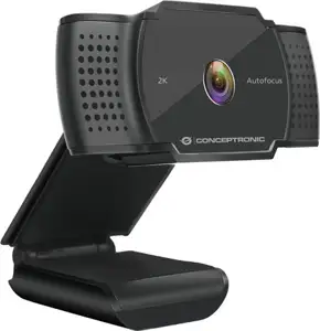 CONCEPTRONIC Webcam AMDIS 2K Super HD AF-Webcam+Microphon.sw
