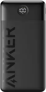 Anker 324 10000 mAh prijenosni punjač 12 W, 1x USB-C, 1x USB-A, crni, A1237G11