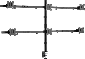 SBOX stolni nosač za 6 monitora LCD-352/6-2 okretni