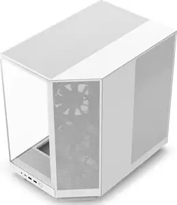 NZXT H6 Flow - Mid-Tower Airflow Case | White | Glass window