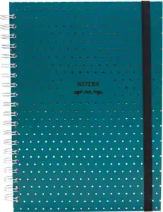 Blok kolegij A4 crte 120L s gumicom Dots 2 Marker zeleni 2430