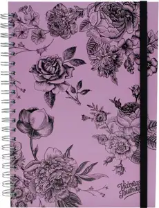 Blok kolegij A4 crte 120L s gumicom Flowers 2 Marker 2421