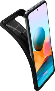 Spigen Rugged Armor, zaštitna maska za telefon, crna - Xiaomi Redmi Note 10 Pro/Max