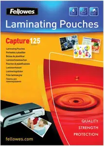 Folija za plastificiranje 125my A6 sjajna pk100 Fellowes 5307201