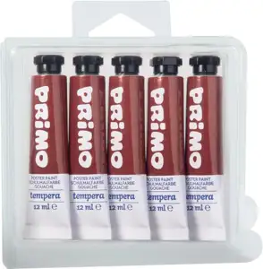 Boja tempera 12ml aluminijska tuba pk5 CMP.440TRA730 smeđa blister