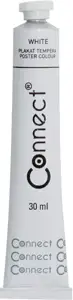 Boja tempera 30ml aluminijska tuba Connect bijela