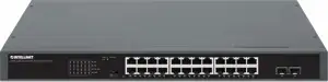 INTELLINET 24-Port Gigabit PoE+ Switch with 2 SFP Port 19