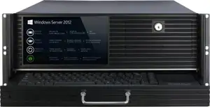 Inter-Tech Geh 4U 4452-TFT with monitor and keyboard/mouse