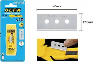 Nož za skalpel 17,8mm za SK-10 pk10 Olfa SKB-10/10B srebrni blister