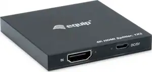 Equip HDMI Splitter 1.4 2 Port Ultra Slim 4K/30Hz black EndlessOS
