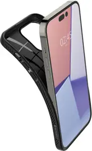 Spigen Liquid Air, zaštitna maska za telefon, mat crna - iPhone 14 Pro