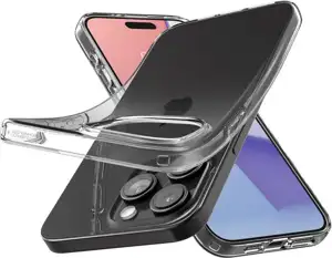 Spigen Liquid Crystal, zaštitna maska za telefon, prozirna - iPhone 15 Pro (ACS06699)
