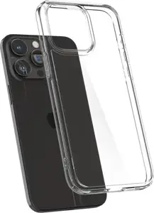 Spigen Crystal Hybrid, zaštitna maska za telefon, prozirna - iPhone 15 Pro Max (ACS06446)
