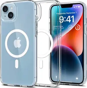 Spigen Ultra Hybrid MagSafe, zaštitna maska za telefon, bijela - iPhone 15 Plus (ACS06660)