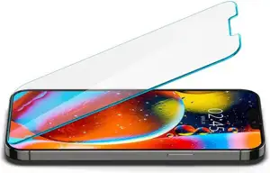 Spigen tR EZ Fit, zaštitno staklo za ekran telefona, 2 kom + okvir za instalaciju - iPhone 14/iPhone 13 Pro/iPhone 13