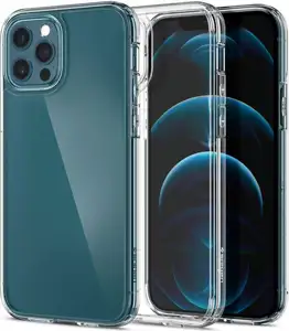 Spigen Ultra Hybrid, zaštitna maska za telefon, prozirna - iPhone 12/Pro