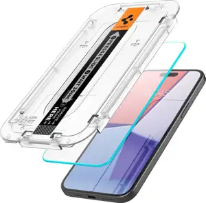 Spigen Glass tR EZ Fit, zaštitno staklo za ekran telefona, 2 kom - iPhone 15 (AGL06903)