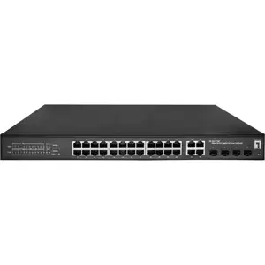 LevelOne Switch 24x GE GES-2128P 4xGSFP 19