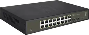 LevelOne Switch 16x GE GES-2118 2xGSFP 19