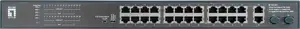 LevelOne Switch 24x FE FGP-2831 2xGE 2xGSFP 19