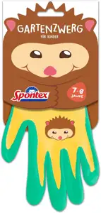 Spontex Gartenhandschuhe Gartenzwerg für Kinder 7-8 J.