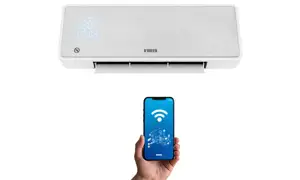 N'oveen HC3299 WiFi Tuya zračna zavjesa srebrna