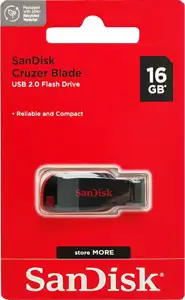 USB memorija 16 GB SanDisk Cruzer Blade USB 2.0, SDCZ50-016G-B35