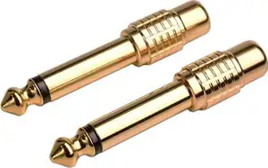 Monkey Banana Solid Link Adapter – RCA / Jack 6,3mm unbal. (2 PCS)