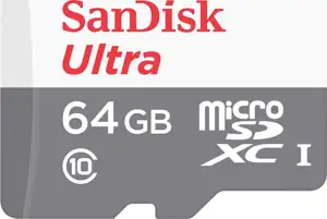 SANDISK 64GB Ultra microSDXC + SD Adpt