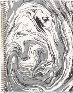 Kolegij blok Miquelrius A4 70g 120L spiralni kocke black or white marble MR46820