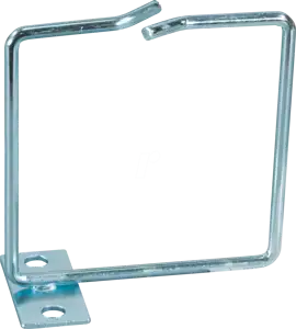 EFB cable management bracket 80x80mm with offset mounting plate