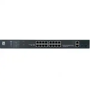 LevelOne Switch 16x FE FGP-2031 2xGE 2xGSFP 19
