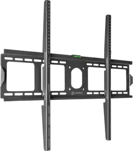 ONKRON Fixed TV Wall Mount for 55 to 100-inch Flat Panel TVs Digital Panels 75 kg, Black