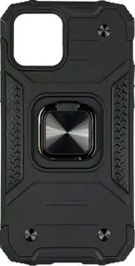 MM TPU IPHONE 15 PLUS - ANTI-SHOCK WITH RING II crna