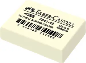 Gumica kaučuk 7041-40 Faber-Castell 184140 bijela