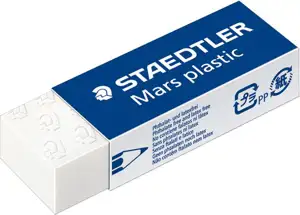 Gumica Mars plastic Staedtler 526 50 bijela-KOMAD