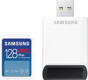 SAMSUNG PRO Plus Reader SDXC Card 128GB