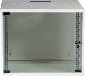 19“ 09U Wall Housing Basic, Depth 600 mm, 1-Part, Flat Pack, RAL9010
