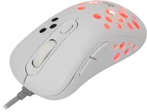 WHITE SHARK RGB gaming miš GM-5013 AZRAEL bijeli 12.800dpi