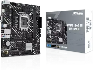 ASUMB-ASUS PRIME H610M-K, DDR5, SATA3, HDMI, USB3.2Gen1, LGA1700 mATX