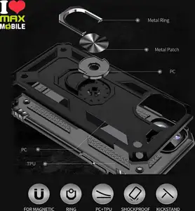 MM TPU XIAOMI REDMI NOTE 13- 5G ANTI-SHOCK WITH RING crna